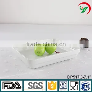 Chaozhou Factory Direct Wholesale Rectangular Porcelain Tray Dishes, Ceramic French Fries Plates thumbnail-2