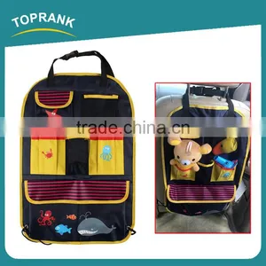 Multifunction Pockets 420D Polyester Cartoon Folded Hanging Car Backseat Organizer Folding Car Trunk Organizer thumbnail-1