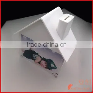 Plexiglass House Model Piggy Bank thumbnail-1