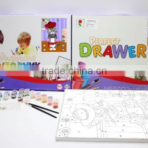 Digital Oil Painting Toy Educational Paint Kit Toy DIY Digital Painting thumbnail-1