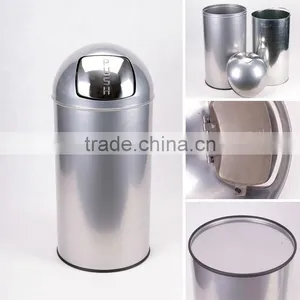 LFGB Metal Stainless Steel Trash Can thumbnail-1