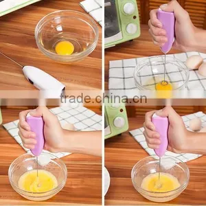 Electric Egg Beater Battery Operate Egg Beater Coffee Frother thumbnail-3
