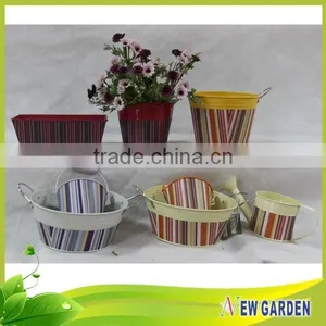 Popular Practical 100% Pure Natural Handmade Meatal Big Plant Pots thumbnail-1