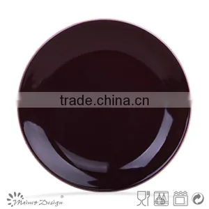 16pcs Round Shape Purple Dinnerware Set thumbnail-2