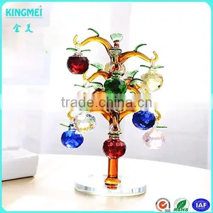 Hot Colorful Crystal Apple Tree Wedding Souvenirs With 18 Apples thumbnail-3