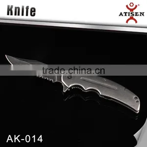 New Design 3Cr13+Stainless Steel Stone Wash Camping Knife thumbnail-1