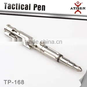 Aviation Aluminum Self Defense Tactical Pen Glass Breaker Tool Black thumbnail-1