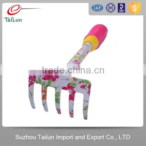 Five TineMini Printed Garden Handle Rake thumbnail-1