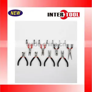 8pcs Mini Pliers Hand Tools Set Industrial Wire Cutter DIY Flat Long Round Nose thumbnail-2