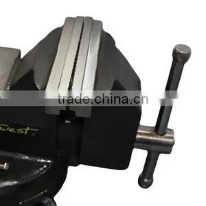 4",5",6" Heavy Duty Steel Bench Vice With Swivel Locking Base&Anvil thumbnail-2