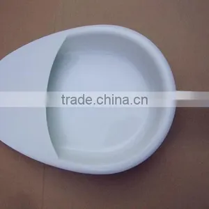 Medical Plastic Fractured Patient Bedpan With Cover thumbnail-2