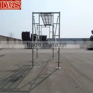Galvanized Tubular Cross Braces 5x6'4" Walk Thru Scaffold Frame Package thumbnail-2
