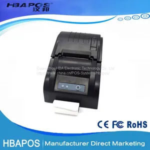 HBA-5890T Cheap Factory 58mm Portable Thermal Printer POS 58 Thermal Receipt Printer With Driver thumbnail-3