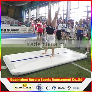 2017 Guangzhou Factory Supply DWF Gymnastics Mat Inflatable Air Track For Sport Training Inflatable Air Track for Sale thumbnail-3
