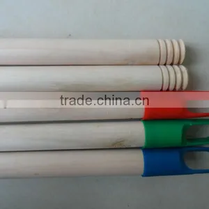 Natural Wooden Broom Stick With Greek Screw thumbnail-1