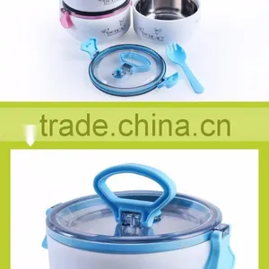 600ML One Layer Stainless Steel Lunch Box thumbnail-4