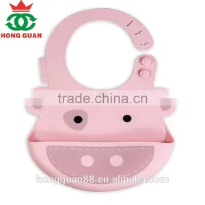 Popular Hot Sale Silicone Baby Products Baby Bibs for Custom Logo thumbnail-5