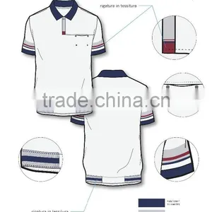Italy Design Services for Men's Hidden Pocket Polo Shirt ODM thumbnail-1