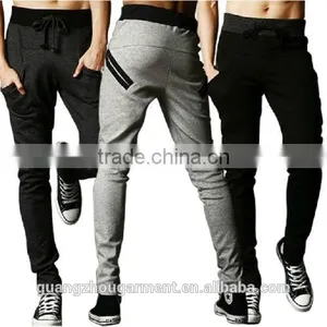 Casual Wholesale Custom Men's Cotton Blank Training Running Track Thick Sweatpants Jogger Sports Pants in 2015 Winter/autumn thumbnail-2