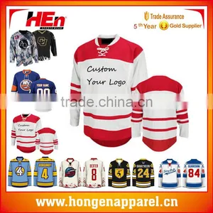 Wholesale Custom European Funny Ice Hokcey Jerseys thumbnail-6