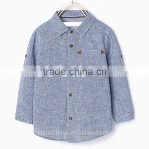 Swallow Gird Children Shirts Fashion Checks Boys Shirts thumbnail-1