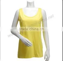 100% Combed Cotton Plain Dyed Ladies Tank Tops Kw-027 thumbnail-1