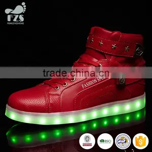2016 Summer New Design Wholesale PU Leather Women High Heel Led Shoes thumbnail-1