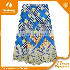 Bestway 2017 New Arrivals Guipure Lace Mix Hollandis Wax BLW020-8 thumbnail-1