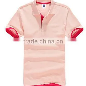 Custom News Design 100% Cotton Two Color Short Sleeve Polo Shirt Bosco Sport Shirt Couple Slim Shirts Design for Lovers thumbnail-6