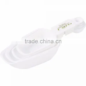Happy Nest Measuring Set - Includes Four Combination Measuring Cups/spoons and Clip for Neat Keeping and Comes With Your Logo thumbnail-3