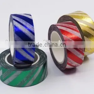 Foil Striped Washi Masking Decorative Tape thumbnail-4