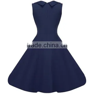 Walson Women Retro Popular Party Dresses Lady Tube Short V-neck Mini Casual Clothing Pinup Hip Hop Vintage Dress thumbnail-6