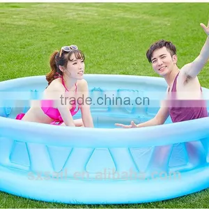 INTEX Soft Blue Inflatable Pool Swimming Pool thumbnail-3