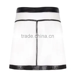 2017 Elegant Fashion Oem High Waist Fomal Women Latest Lady a Line Skirt thumbnail-2