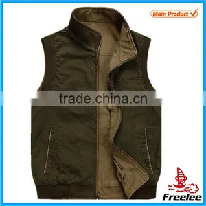 2015 Reversible Custom Fishing Vest, Shooting Hunting Vest for Men thumbnail-2