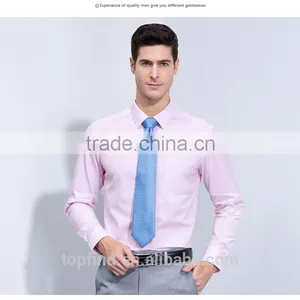Classic Italian Bamboo Solid Color Business Formal Men's Shirt With Good Offer thumbnail-3