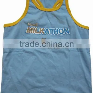 Promotional Printed Boy's Cotton Singlet thumbnail-1