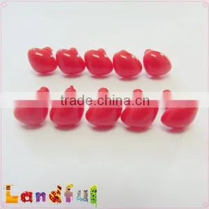 12mm Plastic Red Nose Craft Triangle Nose Bear Dog Cat Bonny Nose thumbnail-1