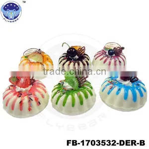 Color Jam Cream Cake Fake Food Simulated Food Models Looks Real for Refrigerator Magnet thumbnail-1