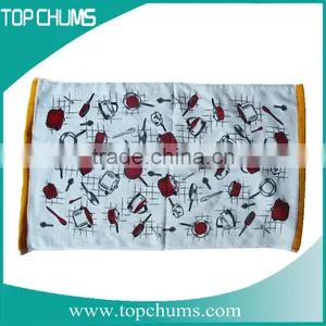 Polyester Microfiber Tea Kitchen Towel, Reactive Printing Kitchen Towel thumbnail-1