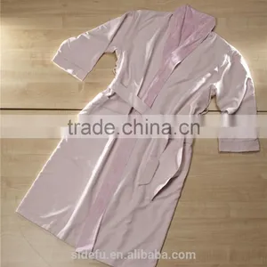 Luxury Hotel Unisex Men Women Double Layer Terry Lined Microfiber Bathrobe Wholesale thumbnail-4