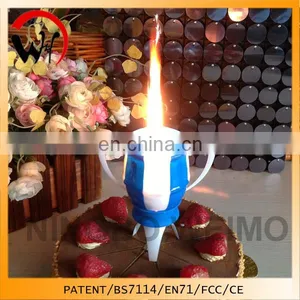 Music Trophy Soccer Wax Birthday Cake Shaped Candles thumbnail-1