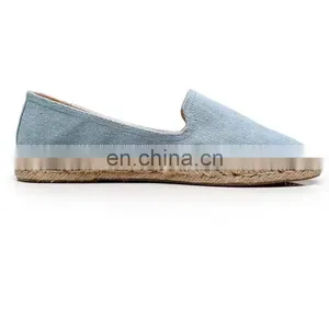 Wholesale Washed Demin Canvas Alpargata Women Slip on Shoes thumbnail-5