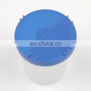 Dia. 8cm, Height 9cm Blue Round Plastic No-Spill Paint Cups thumbnail-1