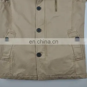 Lastest Fashion Cotton Casual Sherpa Lining Mens Parka Jacket thumbnail-5