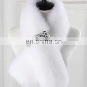 Luxury High Quality Colorful Real Fox Fur Scarf thumbnail-4