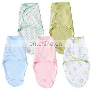 Assorted Color Baby Muslin Swaddle Wrap Cartoon Newborns Blankets thumbnail-2