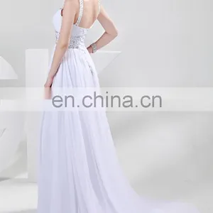 2015 Hot Sale Chiffon Prom Gown Strap Designs Evening Dress CL4469 thumbnail-4