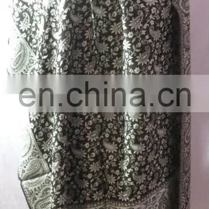Indian Cashmere Pashmina Women Wear Scarf Ethnic Stole Neck Wrap Designer Scarves Girls Neck Wrap Shawl Hijab Scarf thumbnail-1