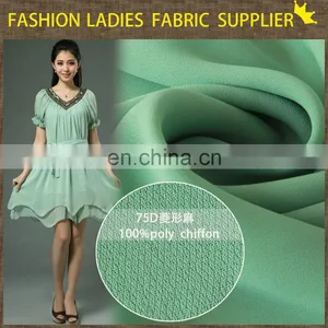 2014 Fashional Attractive Filament Polyester 75D Chiffon for Girl's Garment thumbnail-4